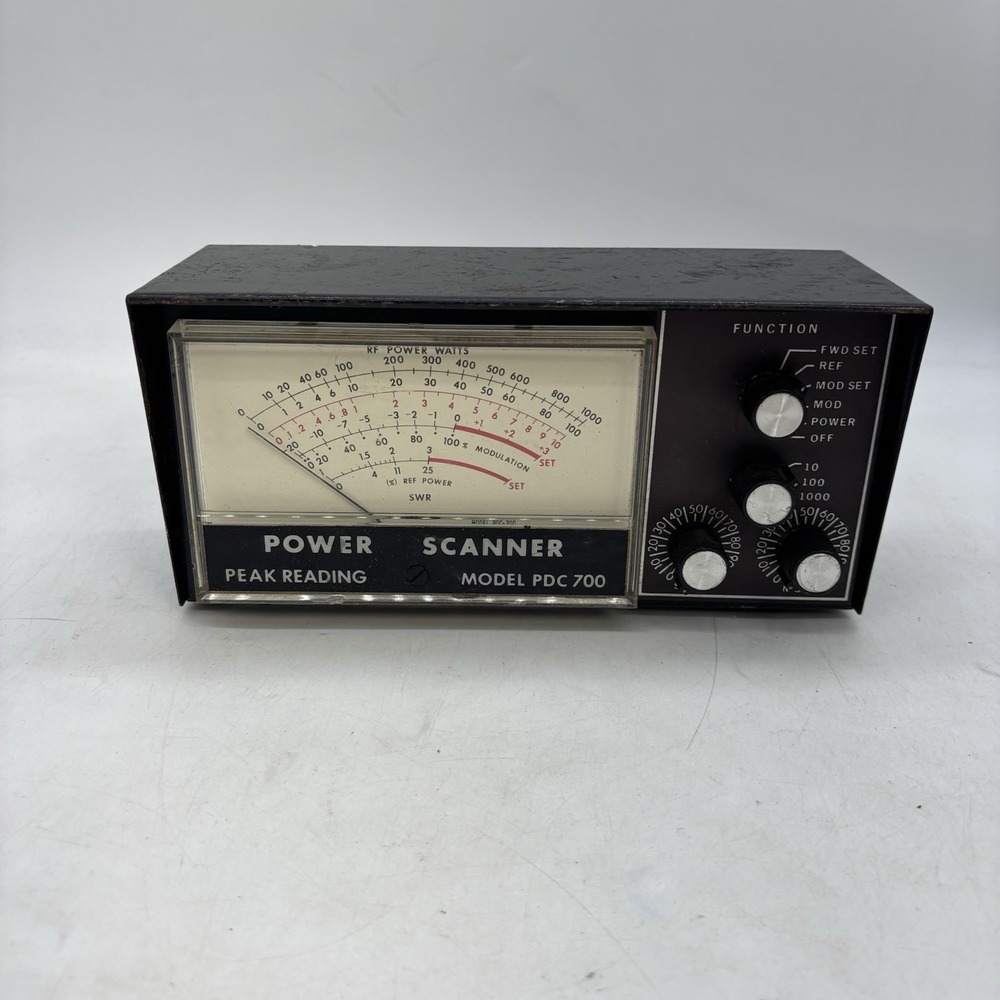 PDC 700 Peak Reading Watt Meter Power Scanner Modulation 1000 Watts Untested
